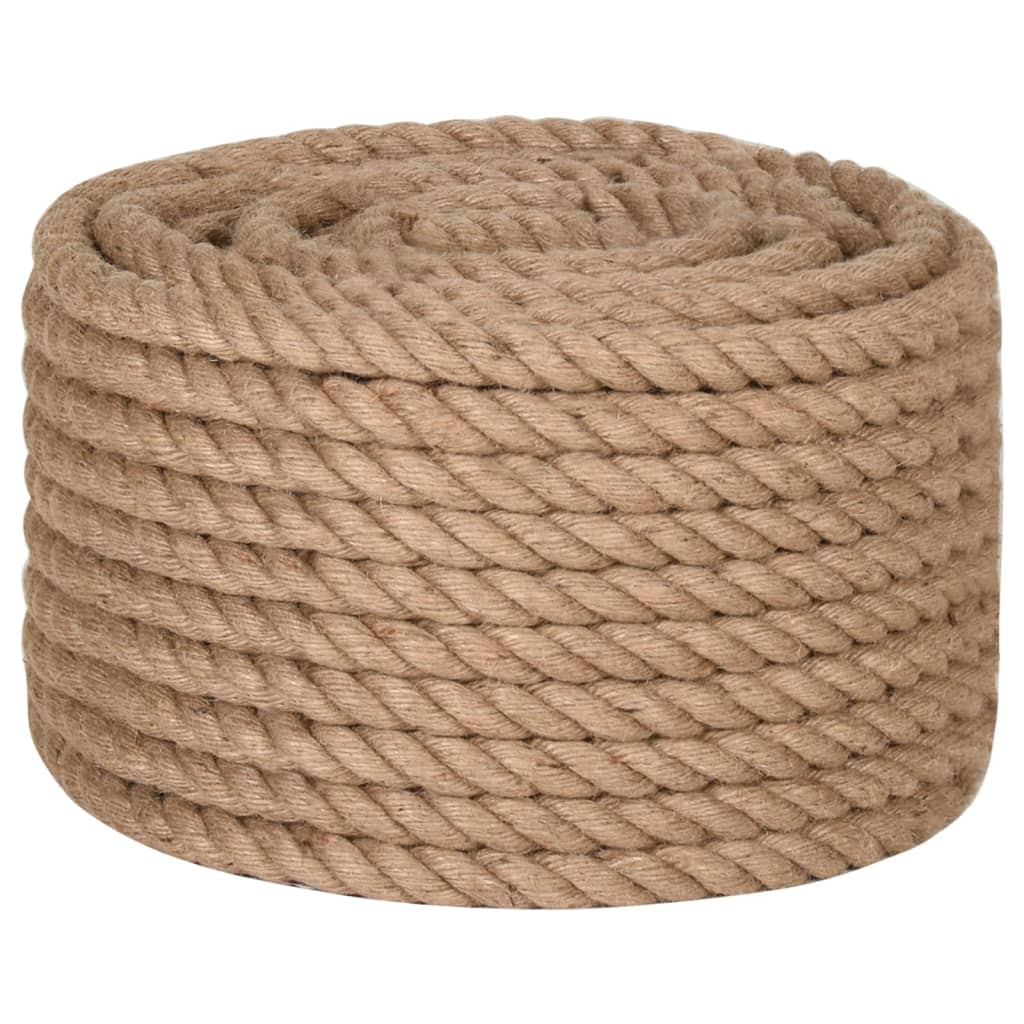 Vidaxl -Seil 25 m lang 24 mm dicker Jute