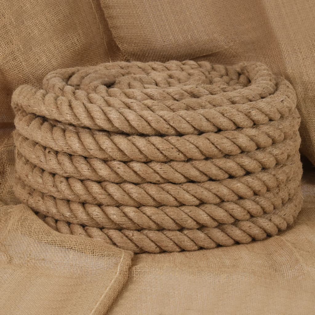 Vidaxl -Seil 5 m lang 36 mm dicker Jute