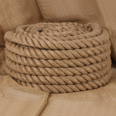 Vidaxl -Seil 5 m lang 40 mm dicker Jute