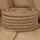 Vidaxl -Seil 5 m lang 40 mm dicker Jute