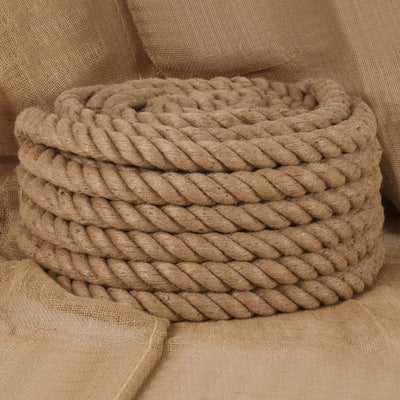 Vidaxl -Seil 10 m lang 50 mm dicker Jute