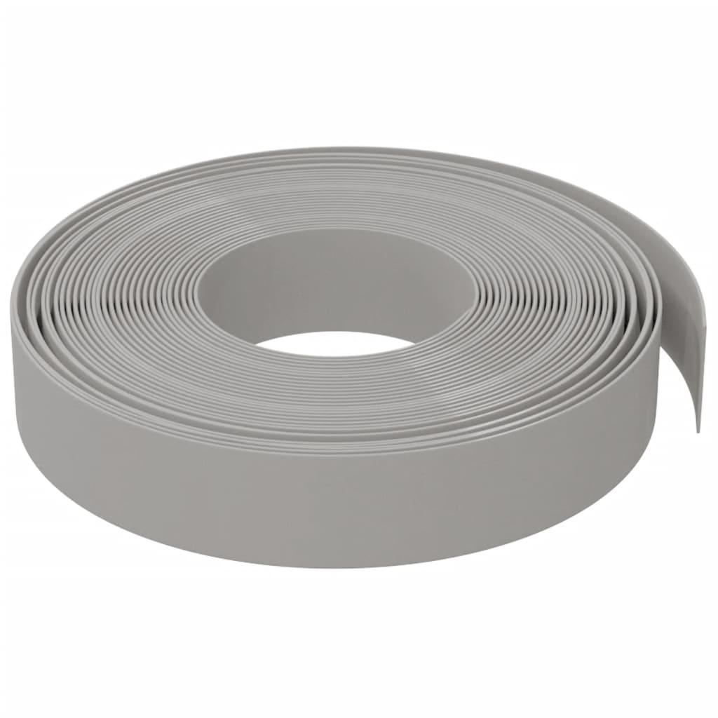 Vidaxl Gartenband 10 m 10 cm Polyethylengrau