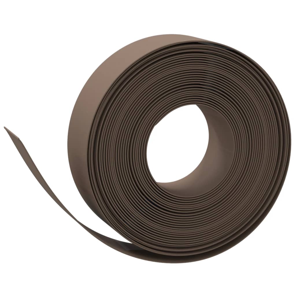 Vidaxl Gartenband 10 m 15 cm Polyethylenbraun