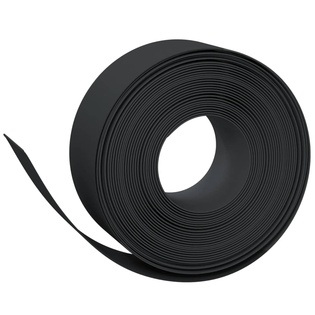 Vidaxl Gartenband 10 m 20 cm Polyethylen Schwarz
