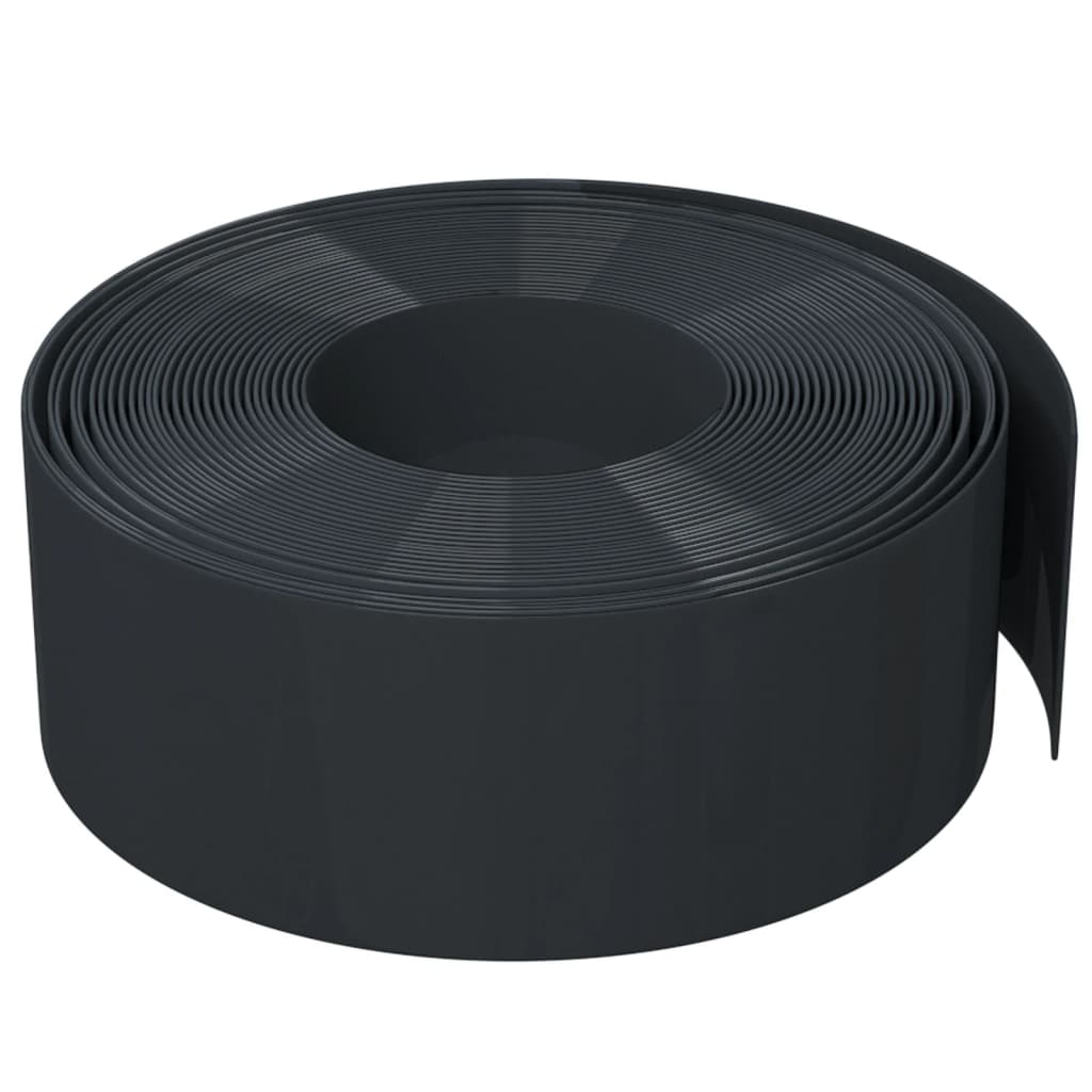Vidaxl Gartenband 10 m 20 cm Polyethylen Schwarz
