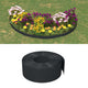 Vidaxl Gartenband 10 m 20 cm Polyethylen Schwarz