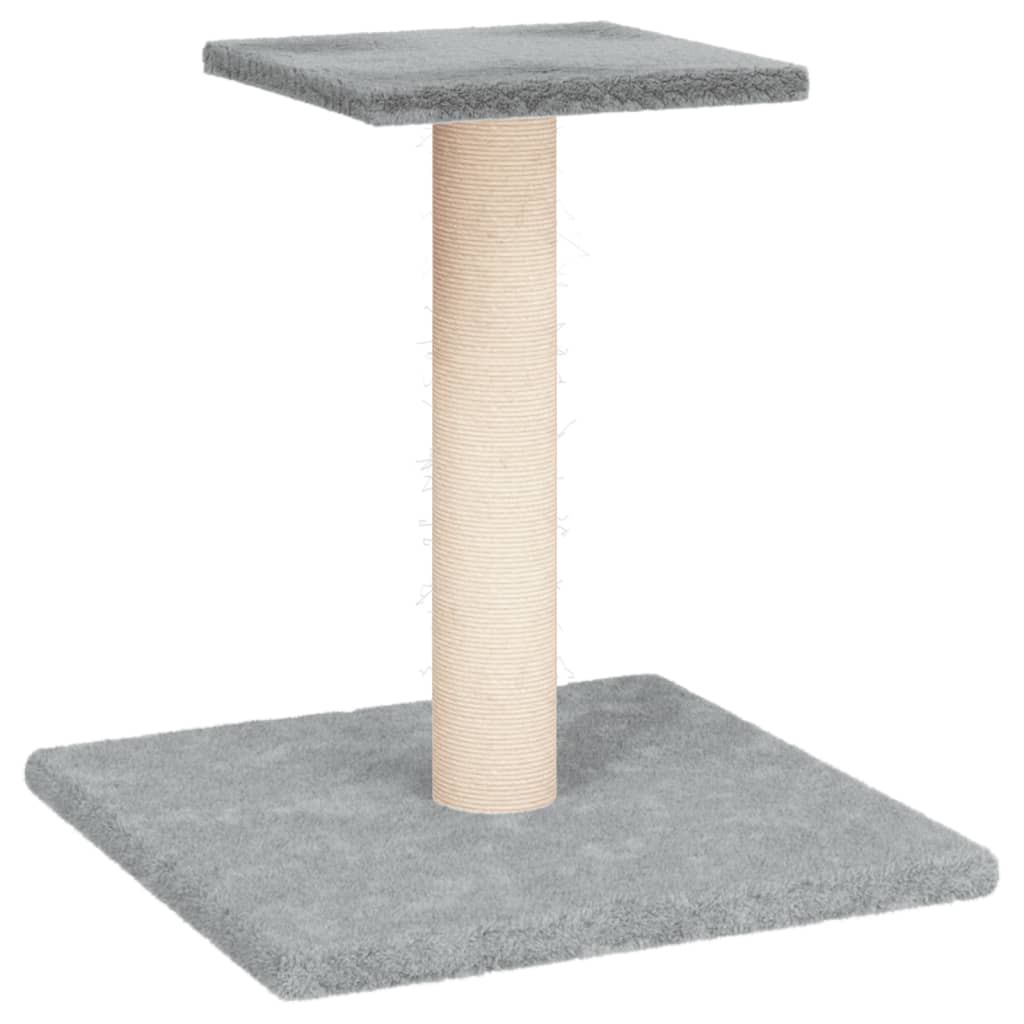 Vidaxl Kratzerpfosten mit Plattform 38 cm hellgrau