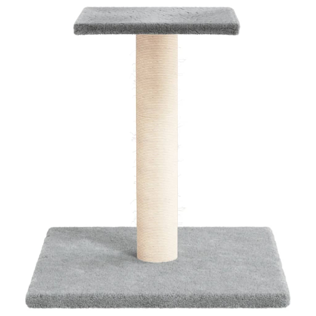 Vidaxl Kratzerpfosten mit Plattform 38 cm hellgrau
