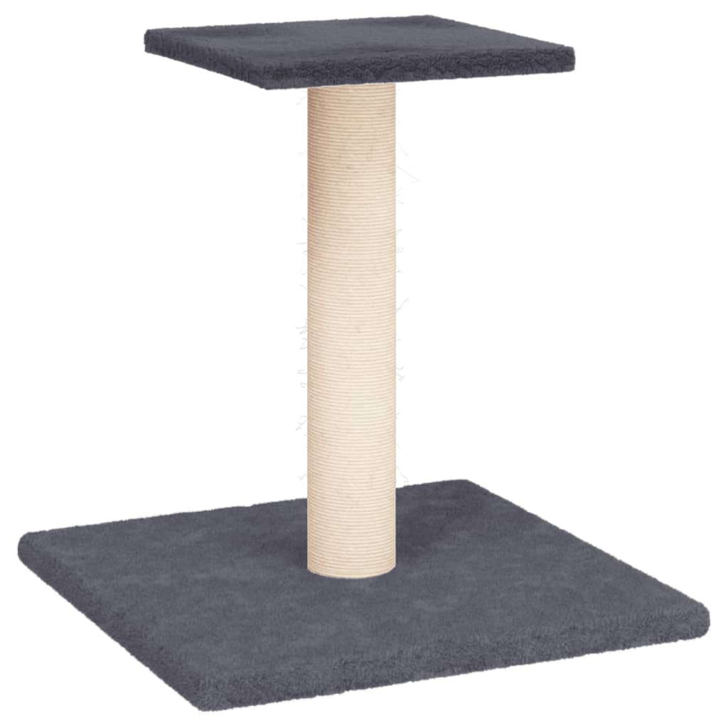 Vidaxl Kratzerpfosten mit Plattform 38 cm dunkelgrau