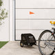 Vidaxl Dog Bike Trailer Oxford Fabric und Eisenschwarz