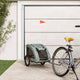 Vidaxl Dog Bike Trailer Oxford Fabric und Eisengrau