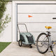 Vidaxl Dog Bike Trailer Oxford Fabric und Eisengrau