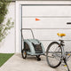 Vidaxl Dog Bike Trailer Oxford Fabric und Eisengrau