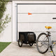 Vidaxl Dog Bike Trailer Oxford Fabric und Eisenschwarz