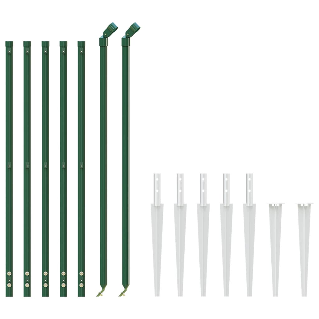 Vidaxl Gaashek mit Bodenanker 1,1 x 10 m Grün