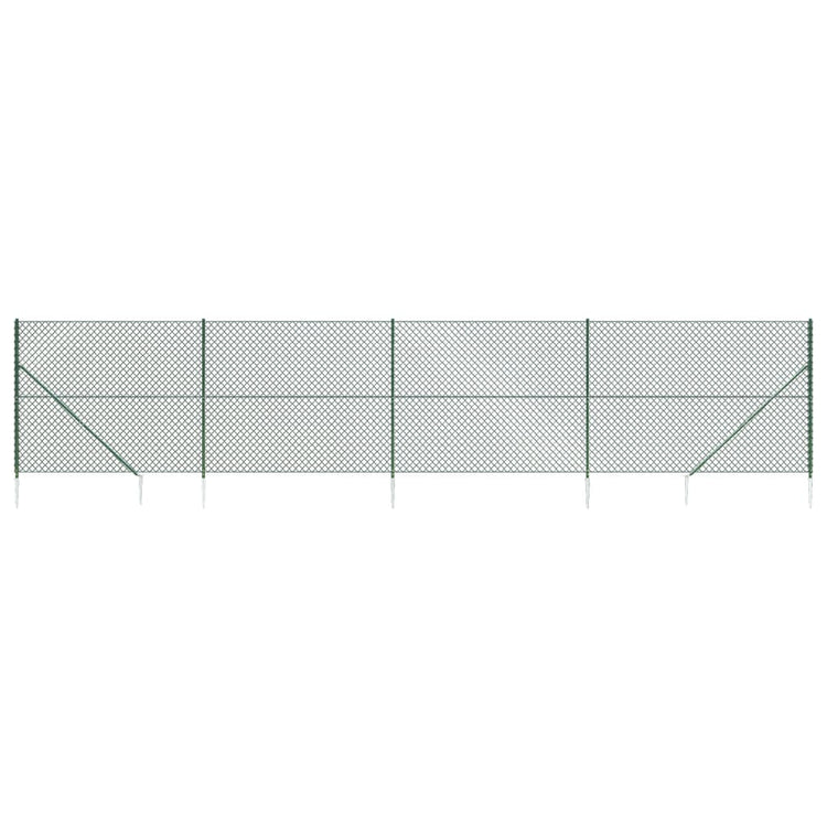 Vidaxl Gaashek mit Bodenanker 1,4x10 m grün