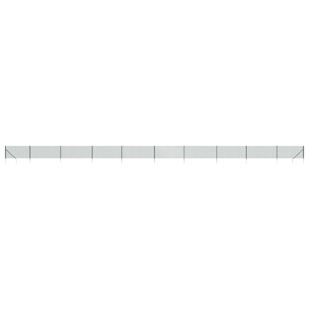 Vidaxl Gaashek mit Bodenanker 0,8x25 m Grün