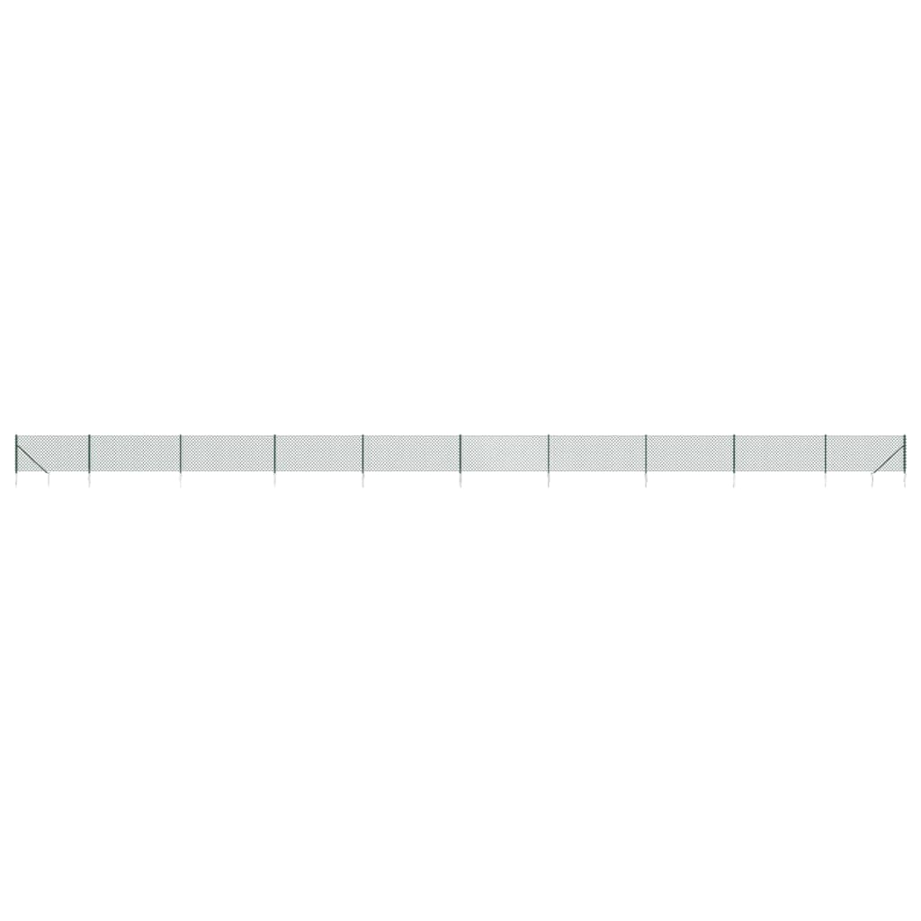 Vidaxl Gaashek mit Bodenanker 1,1x25 m Grün