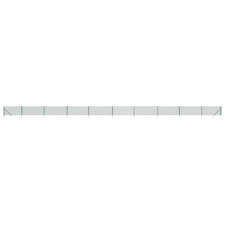 Vidaxl Gaashek mit Bodenanker 1,1x25 m Grün