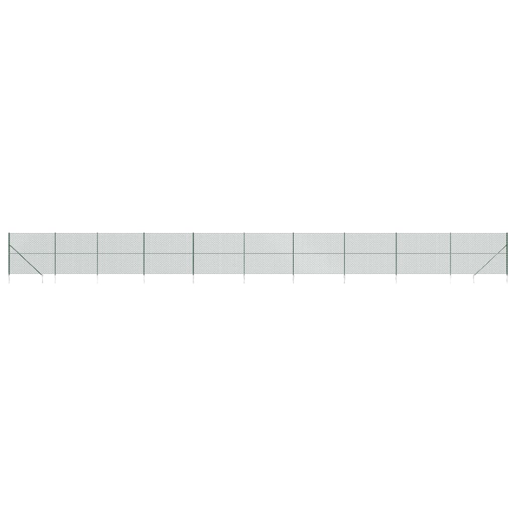Vidaxl Gaashek mit Bodenanker 2x25 m Grün