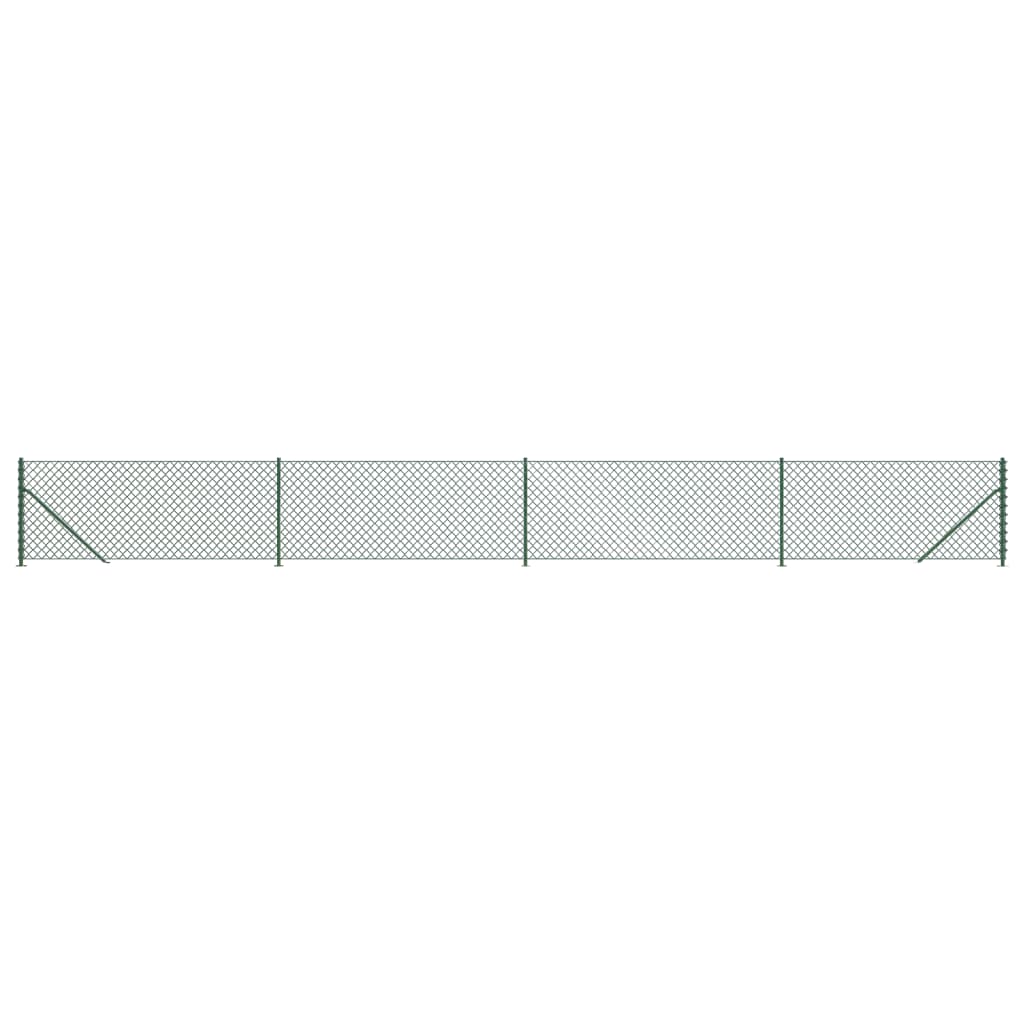 Vidaxl Gaashek mit Flansch 1,1 x 10 m grün