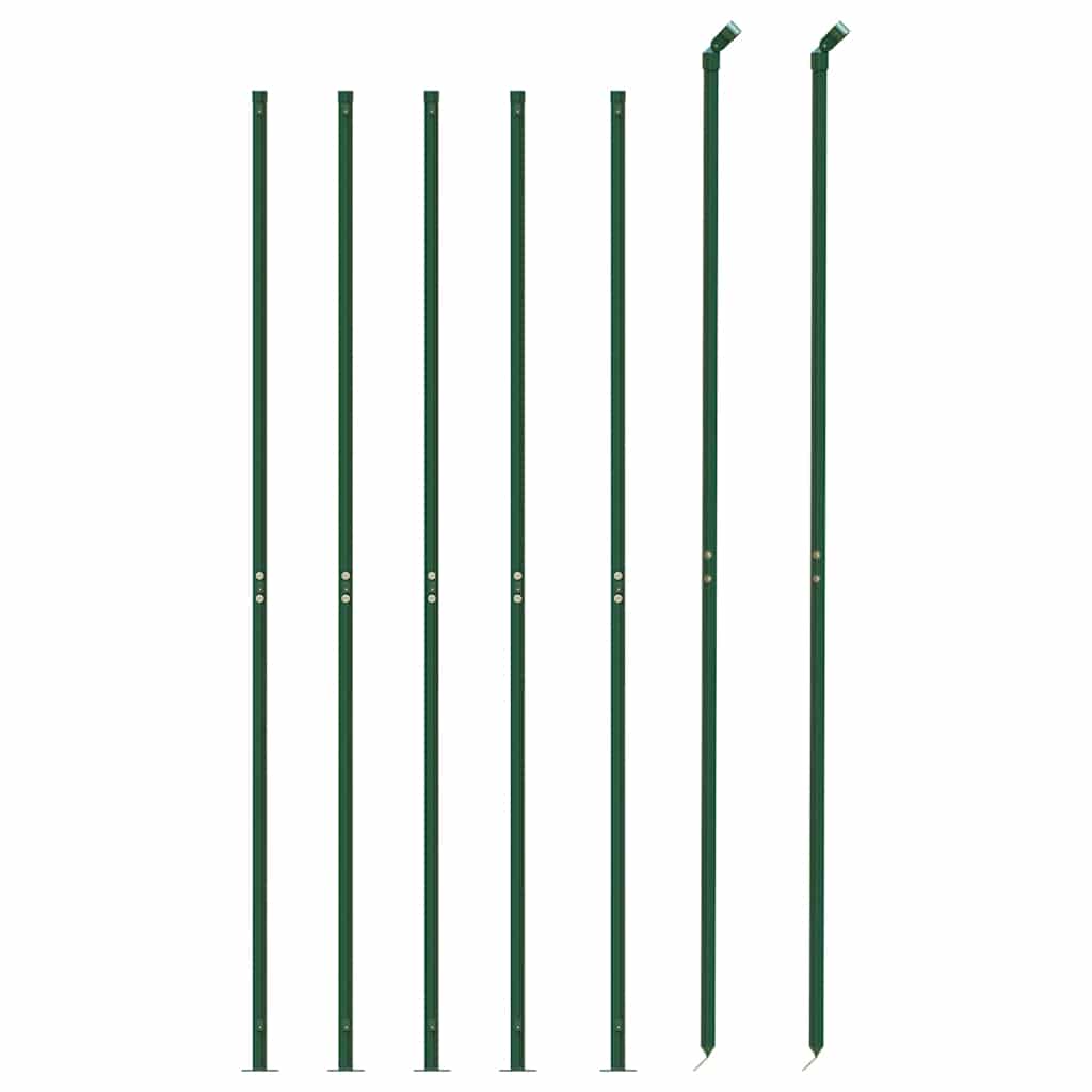 Vidaxl Gaashek mit Flansch 1,4x10 m grün