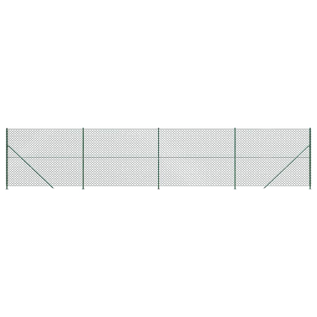 Vidaxl Gaashek mit Flansch 1,6x10 m Grün