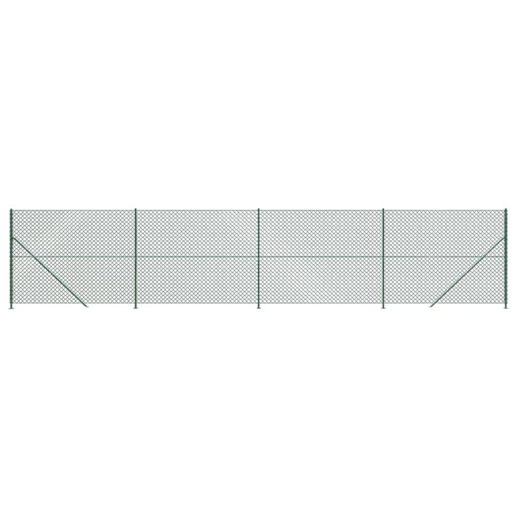 Vidaxl Gaashek mit Flansch 1,8x10 m grün