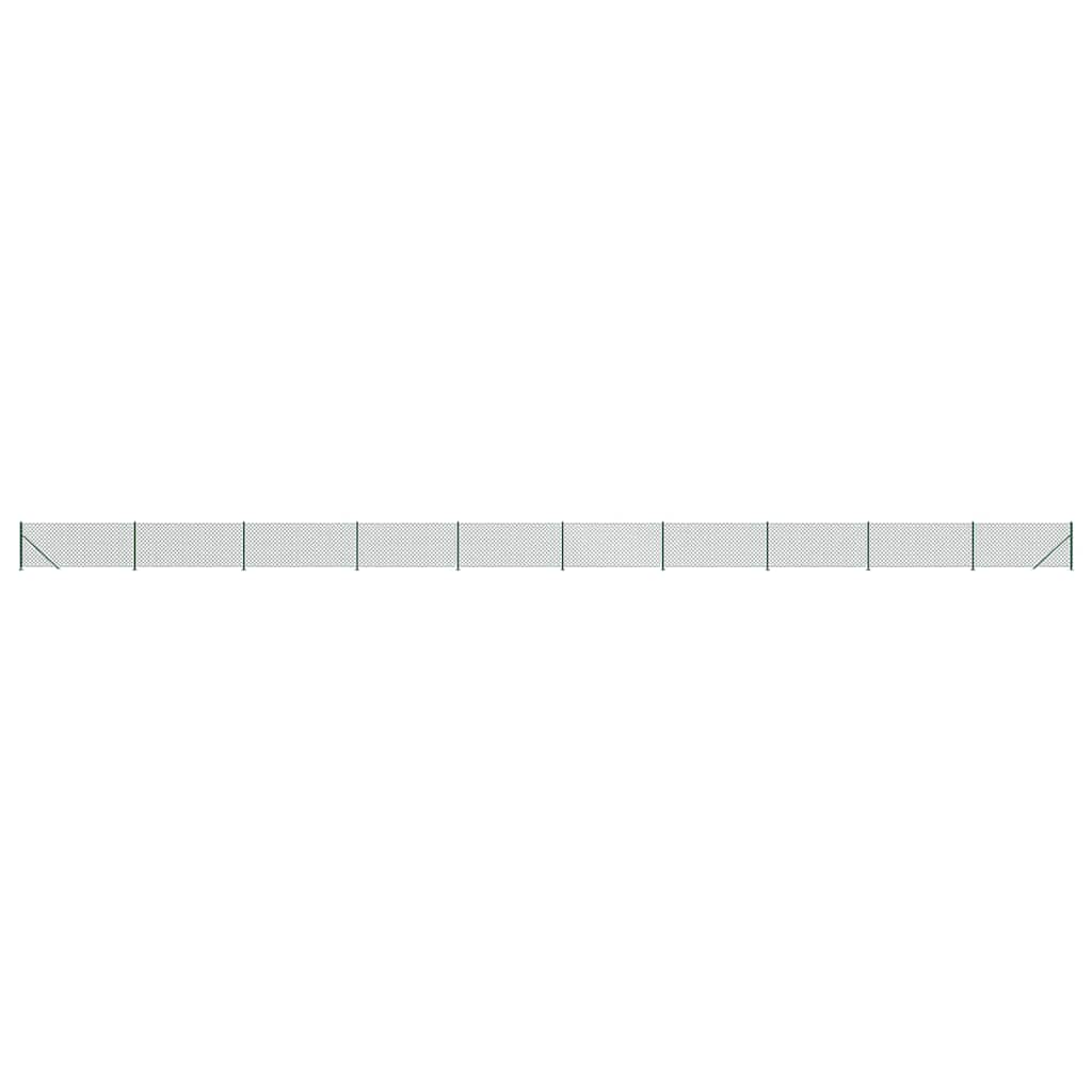 Vidaxl Gaashek mit Flansch 1,1x25 m grün
