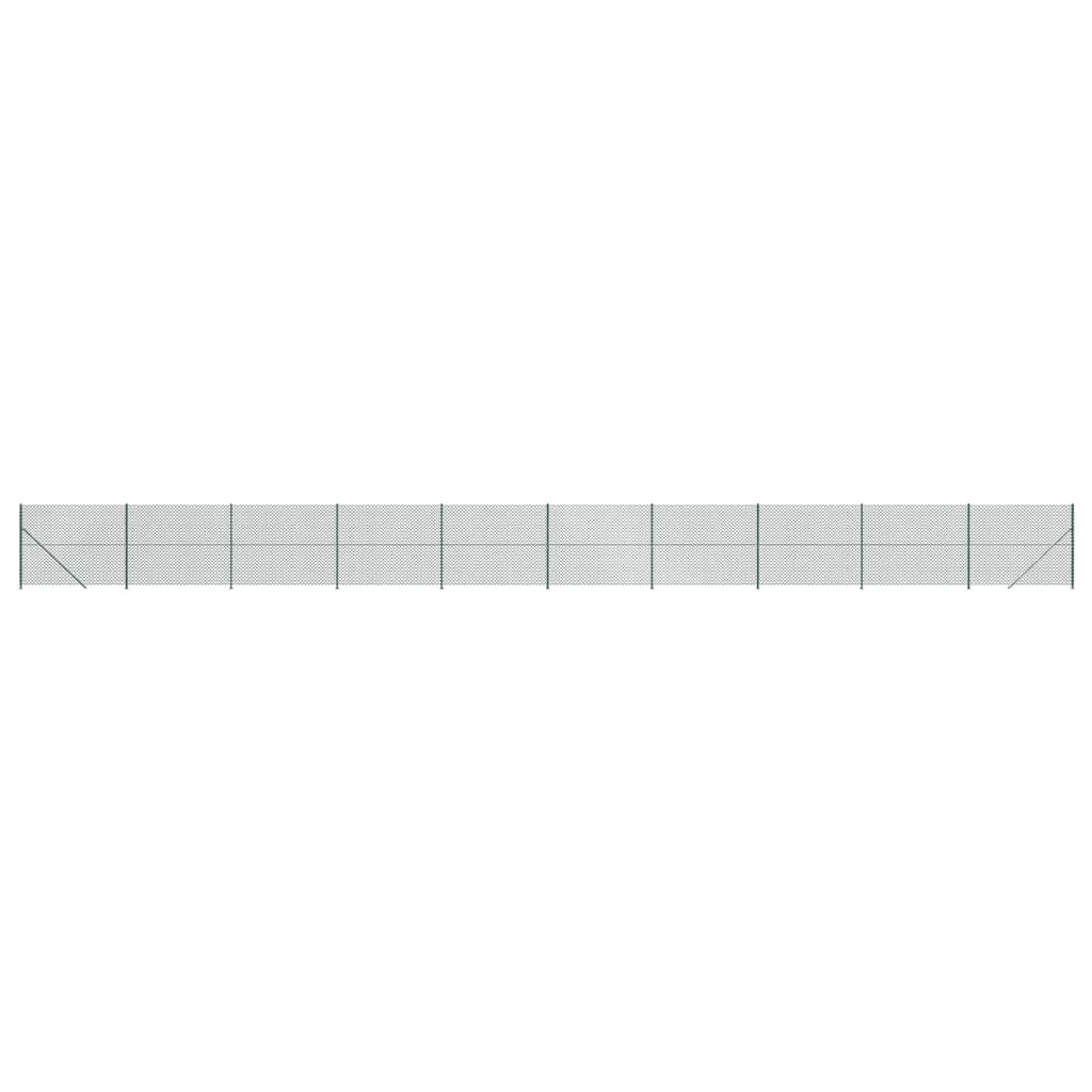 Vidaxl Gaashek mit Flansch 1,6x25 m grün