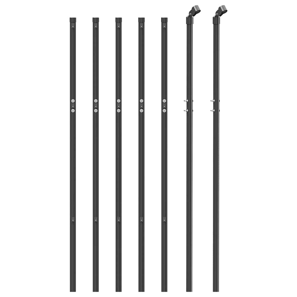 Vidaxl -Netzzaun 1x10 m Anthrazitfarbe
