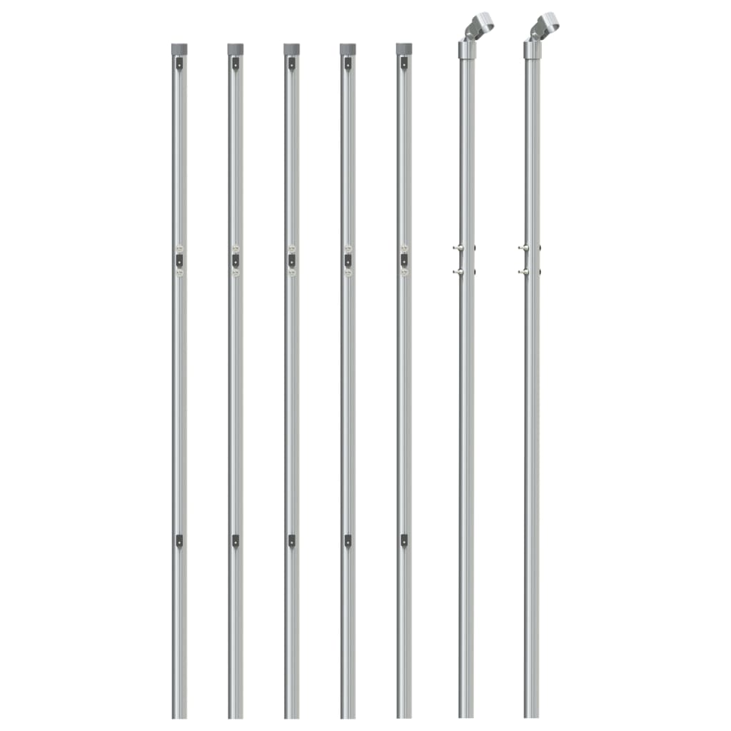 Vidaxl -Netzzaun 1,1 x 10 m silberfarben