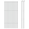 Vidaxl -Netzzaun 1,6x25 m silberfarben