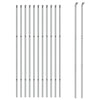 Vidaxl -Netzzaun 1,8x25 m silberfarben