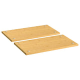 VIDAXL -Kochfeldabdeckungen 2 PCs 50x28x1.5 cm Bambus - afbeelding 1