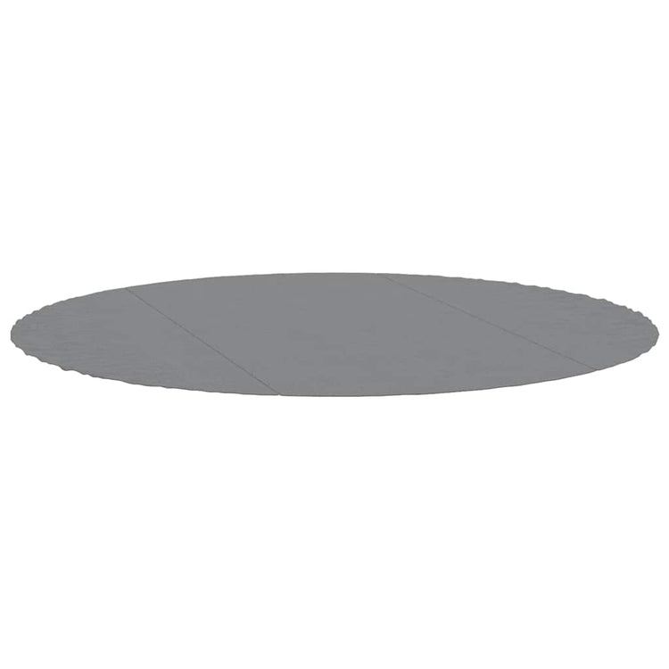Vidaxx Schwimmbad-Bodenplane ø366 cm Polyester-Geotextil hellgrau
