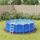Vidaxx Schwimmbad-Bodenplane ø366 cm Polyester-Geotextil hellgrau