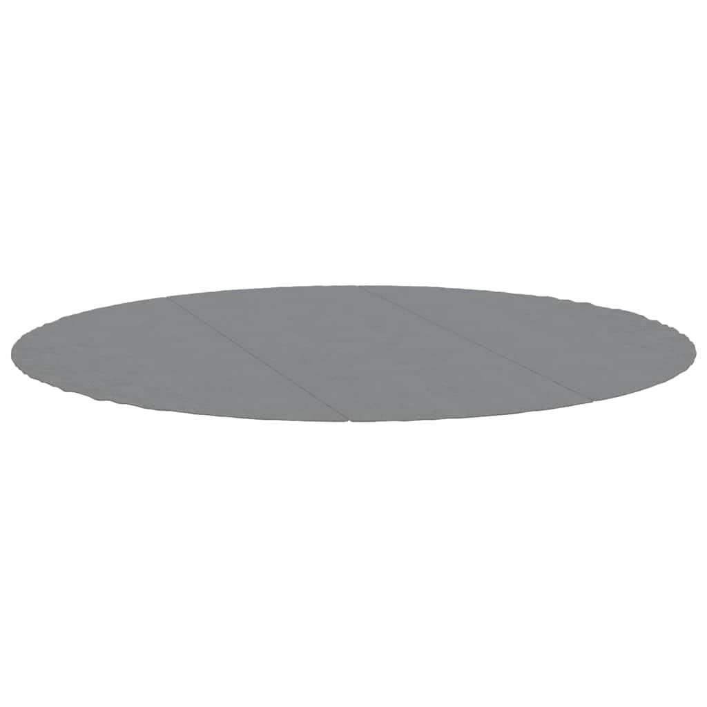 Vidaxx Schwimmbad-Bodenplane ø396 cm Polyester-Geotextil hellgrau