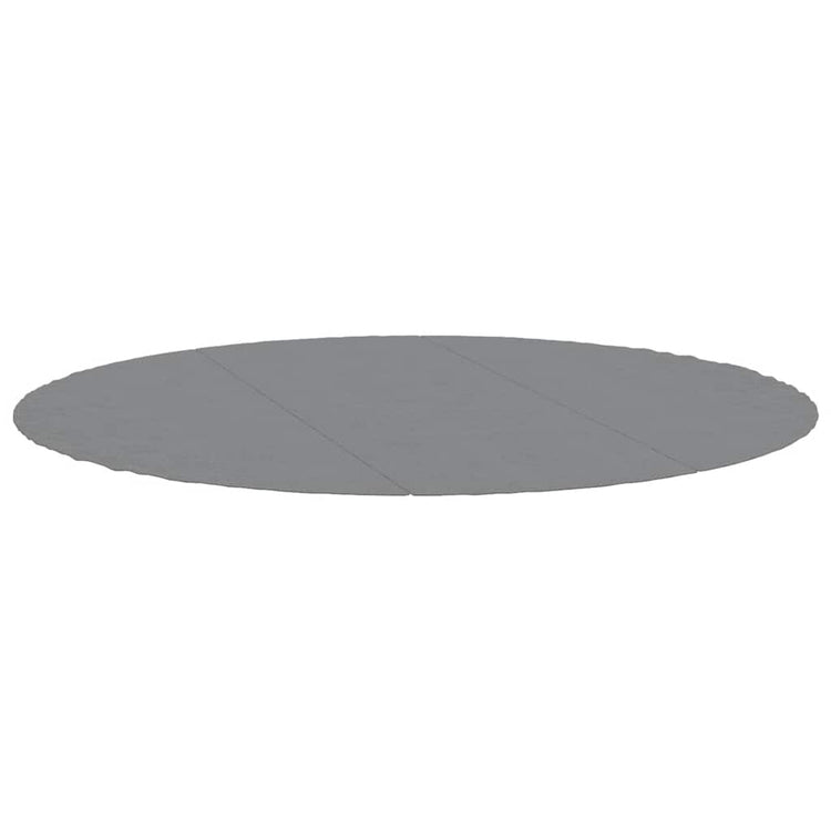 Vidaxx Schwimmbad-Bodenplane ø396 cm Polyester-Geotextil hellgrau
