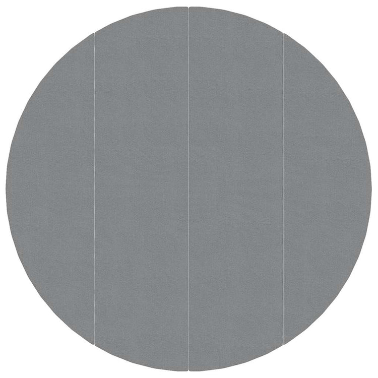 Vidaxx Schwimmbad-Bodenplane ø428 cm Polyester-Geotextil hellgrau