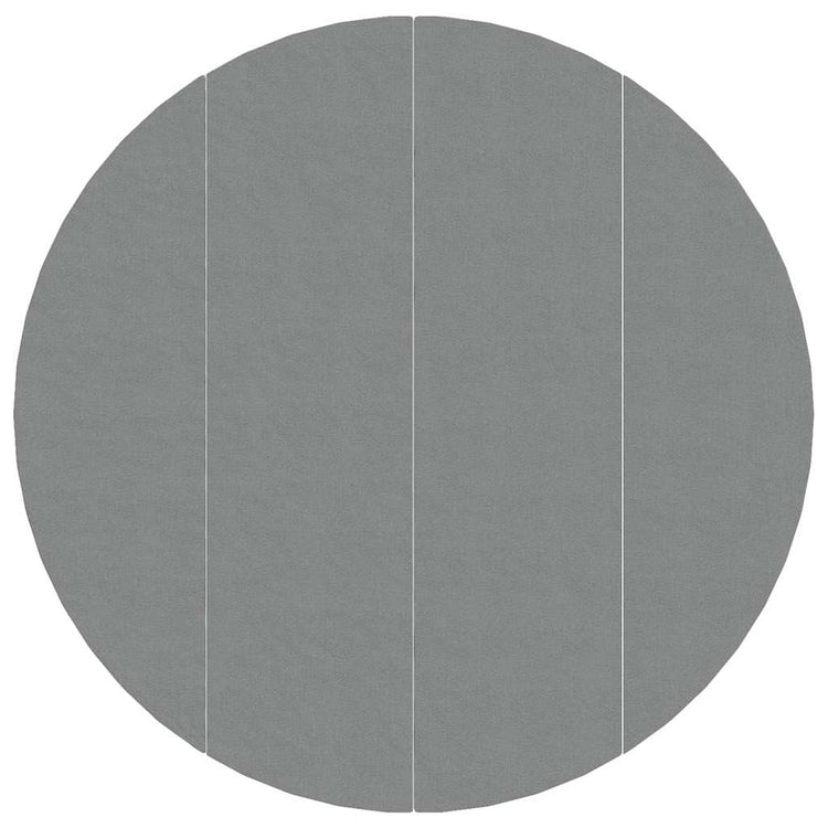 Vidaxx Schwimmbad-Bodenplane ø500 cm Polyester-Geotextil hellgrau