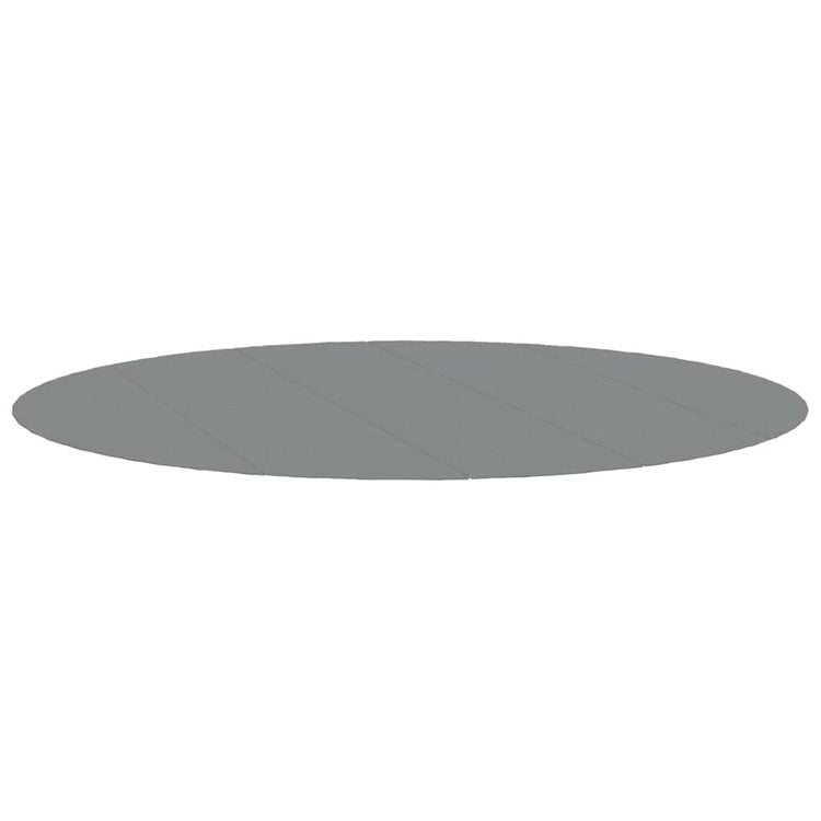 Vidaxx Schwimmbad-Bodenplane ø550 cm Polyester-Geotextil hellgrau