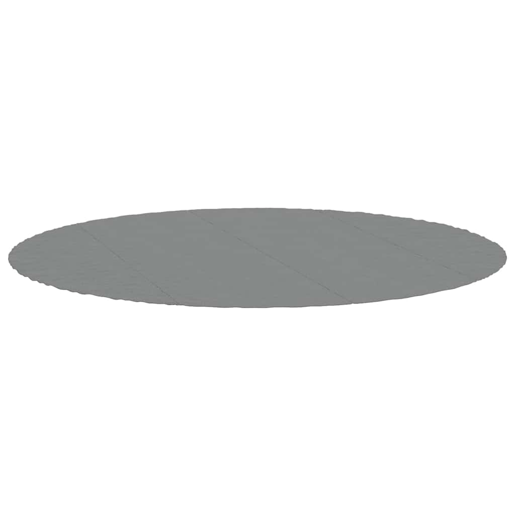 Vidaxl Pool Boden Ø458 cm Polyester Geotextil Hellgrau