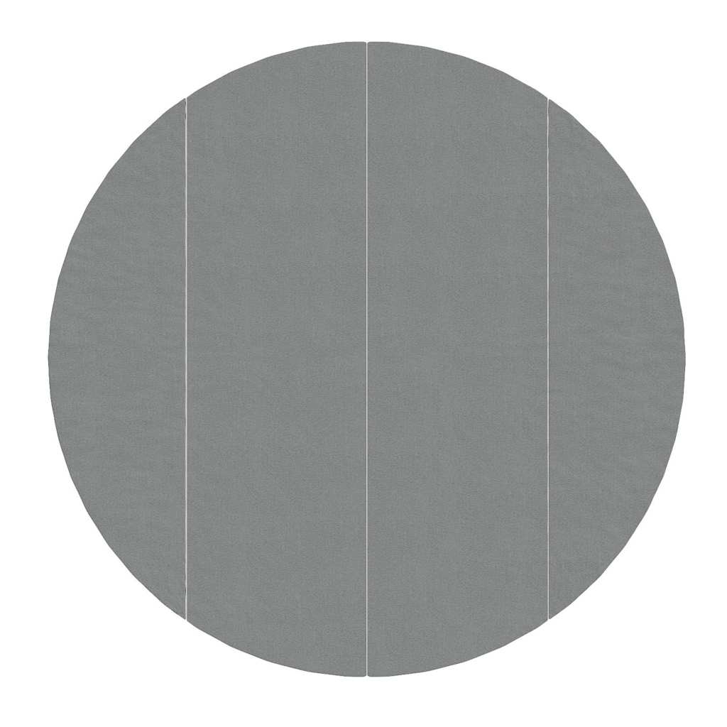 Vidaxl Pool Boden Ø458 cm Polyester Geotextil Hellgrau