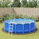 Vidaxl Pool Boden Ø458 cm Polyester Geotextil Hellgrau