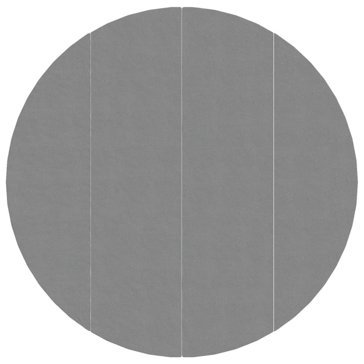 Vidaxl Pool Boden Ø500 cm Polyester Geotextil Hellgrau