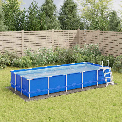 Vidaxl Pool Boden 550x280 cm Polyester Geotextil Hellgrau