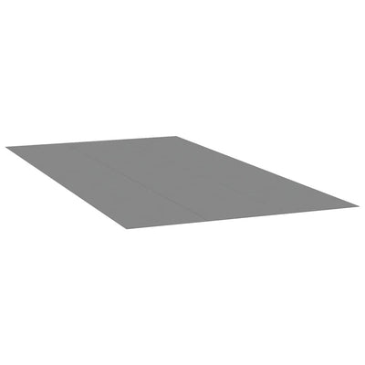 Vidaxx Schwimmbad-Bodenplane 640 x 321 cm, Polyester-Geotextil, hellgrau