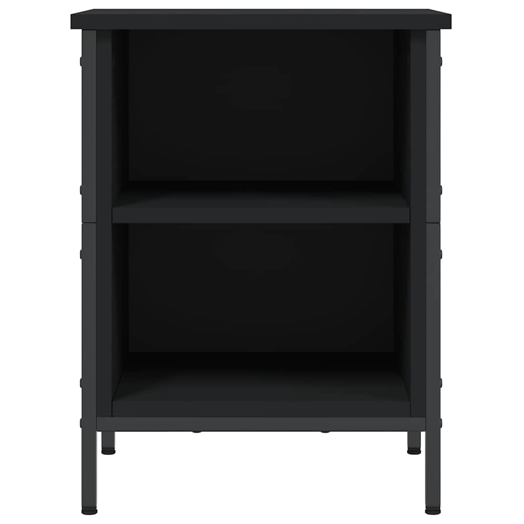 Vidaxl Schuhschrank 38x35x50 cm propertiertes Holzschwarz