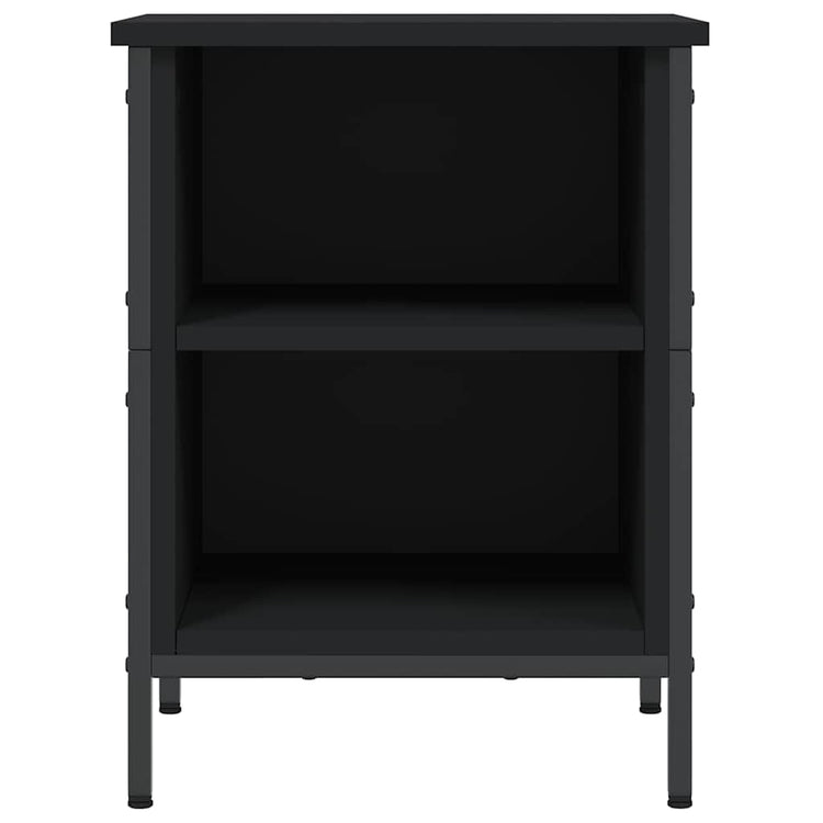 Vidaxl Schuhschrank 38x35x50 cm propertiertes Holzschwarz